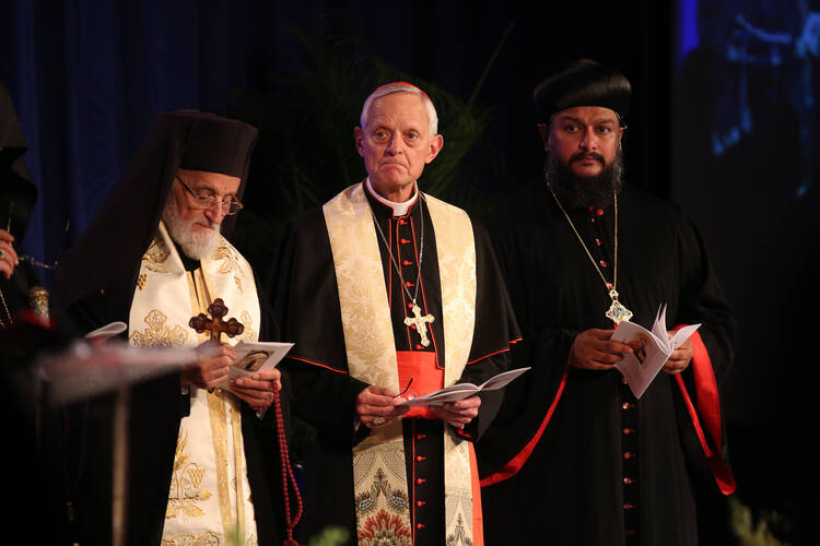 Washington cardinal participates in ecumenical prayer service for middle east