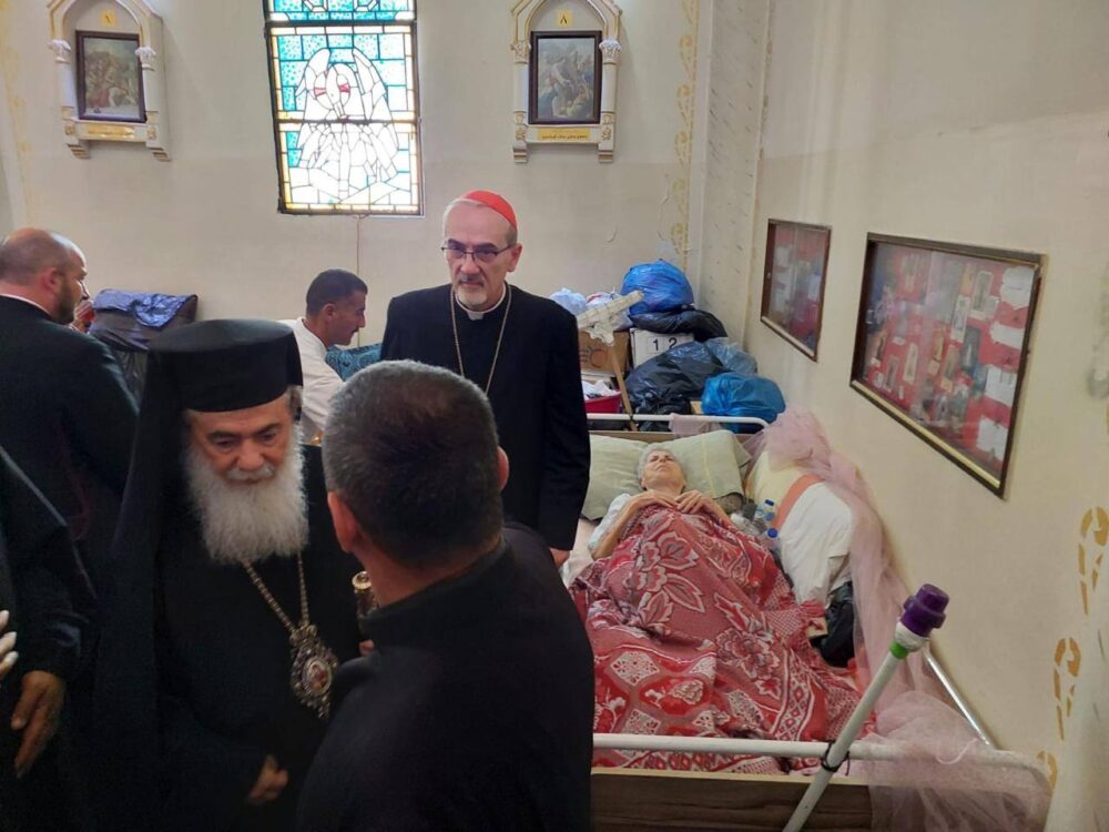 Patriarch of jerusalem and cardinal pizzaballa visit gaza 4
