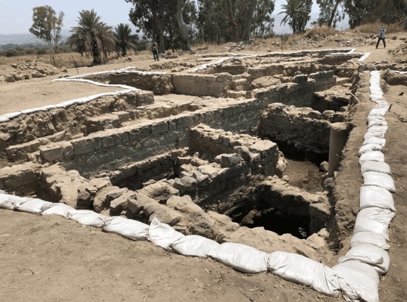 The main excavation site area a at el araj