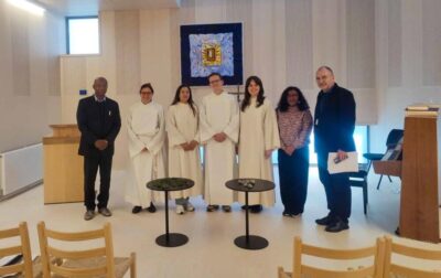 Students in ecotheology celbrating seson of creation at the university of vid 2