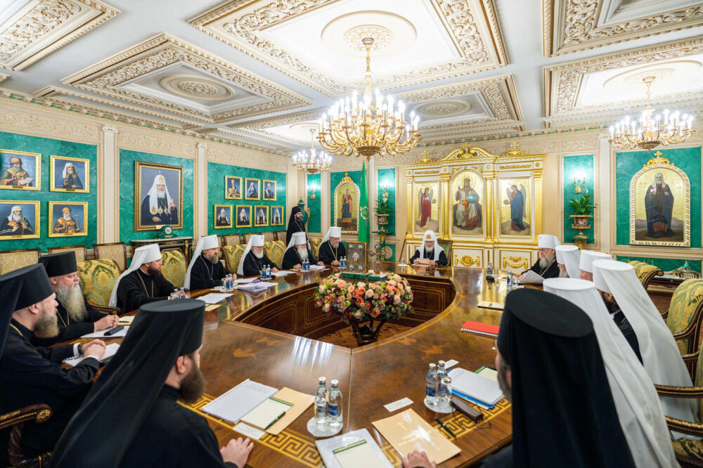 Holy synod of the russian orthodox church convenes today 2