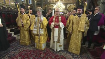 Pope leo xiv ecumenical patriarch bartholomew i constantinople