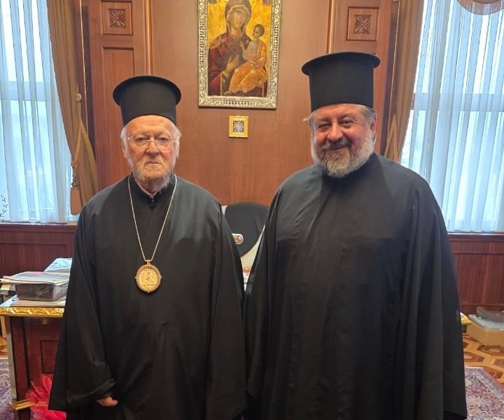 Synantisi tou mitropoliti zabias me ton oikoumeniko patriarchi 2