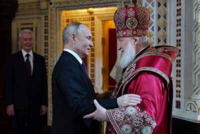 Z29668925IHWielkanoc w Rosji Wladimir Putin i Cyryl I zdj