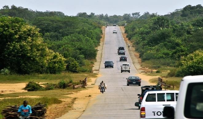 Road in the Falgore Forest in kano State Nigeria