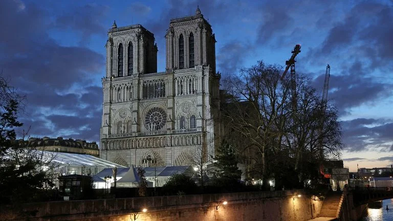 Skynews notre dame cathedral