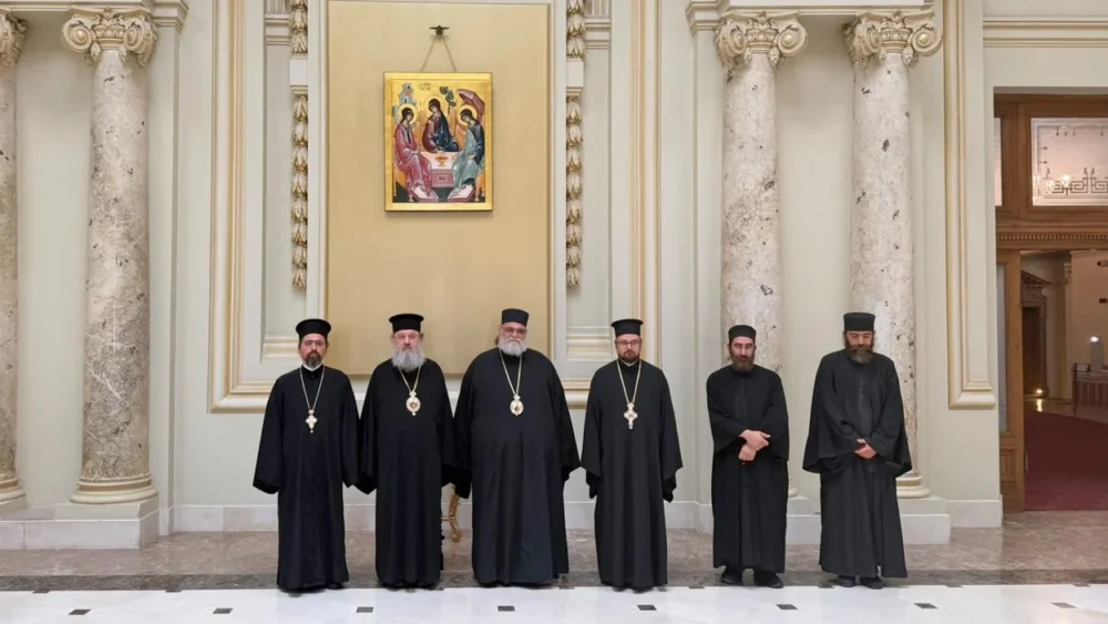 Mitropolitul isaia de tamassos si orinis in vizita la patriarhia romana