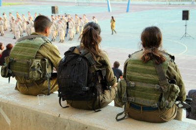 Very,Young,Soldiers,Guard,A,Meeting,In,A,Military,School.