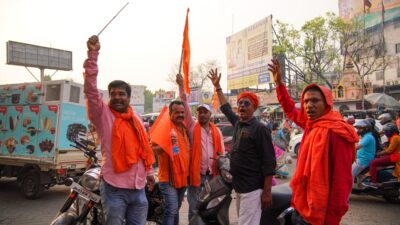 Hindu,People,Celebrating,Festival,In,Jamshedpur,,Jharkhand,,India, ,1