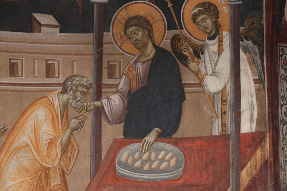 Communion of the apostles with bread GRACANICA 6 080A0982