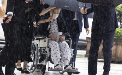 Sentencing hearing for Unification Church leader Han Hak ja in Seoul