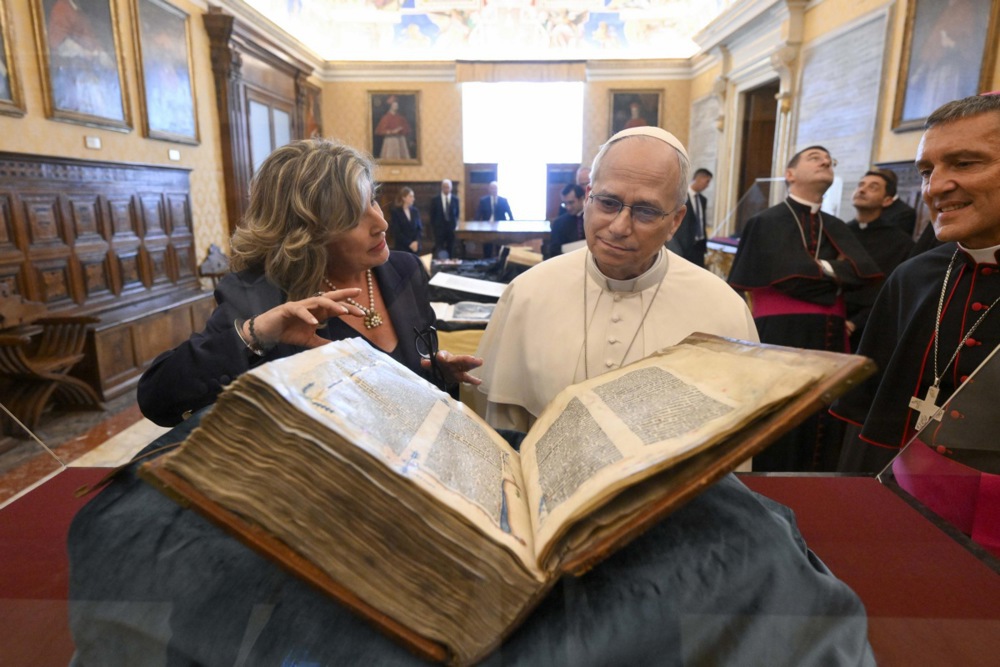 Exhibition 'AQVA Catastrophe and Wonder' inauguration at the Vatican Apostolic Library